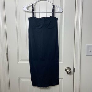 NWOT Victoria’s Secret women’s‎ black underwire body shaper shapewear slip dress